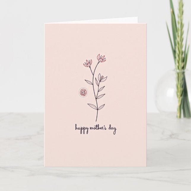 Blush Botanisk Kort (Framsida)