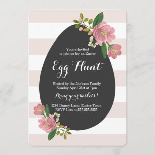 Blush Bouquet Äggsökning Inbjudningar