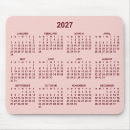 Blush Burgundy 2027 Kalender Musmatta