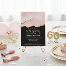Blush Champagne Guld Glitter Akvarell
