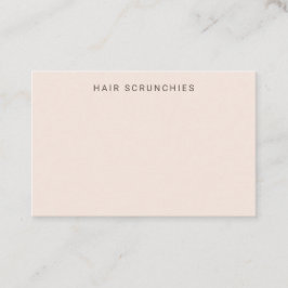 Blush-colored Display Card Visitkort