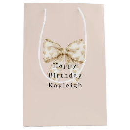 Blush Cream Hearts Bows Birthday