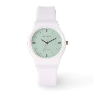 Blush Élan Minimalistklocka - Mist Green Armbandsur
