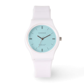 Blush Élan Minimalistklocka - Puderblå Armbandsur