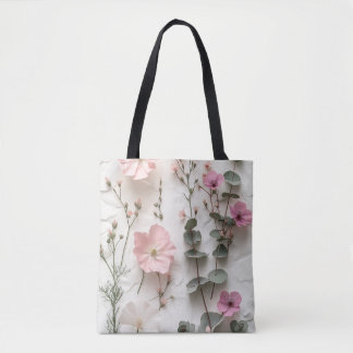 Blush Floral Botanisk Handväskor Tygkasse