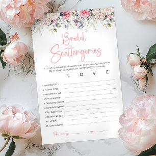 Blush Floral Bröllopsspridningskategorier Spelko