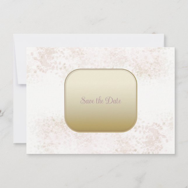Blush Flush  och Guld Spara Datum Datumet (Framsida)