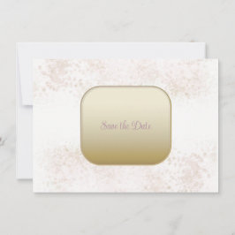 Blush Flush  och Guld Spara Datum Datumet