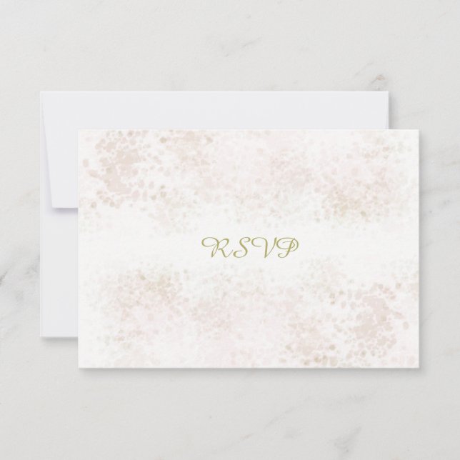 Blush Flush RSVP OSA Kort (Framsida)