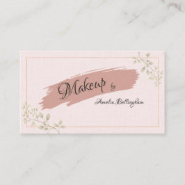 Blush Foto Logotyp Socialt Ikon Lyxig Makeup Artis Visitkort