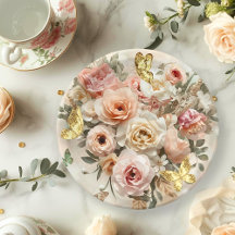Blush Garden Roses Galentine Tea Party Florals
