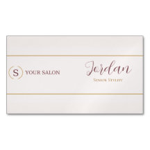 Blush Gold Salong Stylist Logotyp