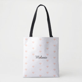 Blush Heart Mönsternamn Tygkasse