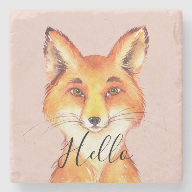 Blush Hello Fox Stenunderlägg (Framsidan)