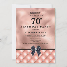 Blush Jewel 70-årsfest Inbjudningar