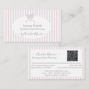 Blush Lintband Boutique Kort