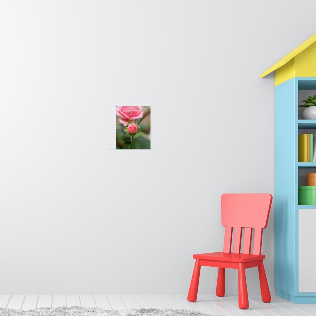 Blush Löfte: Den Utvecklande Rosen Poster (Barnkammare 1)