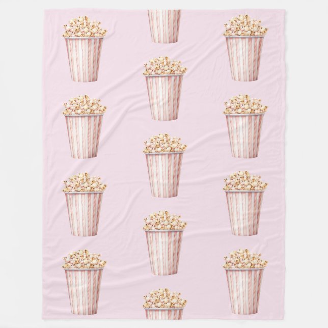 Blush Movie Time Popcorn Fleecefilt (Framsidan)