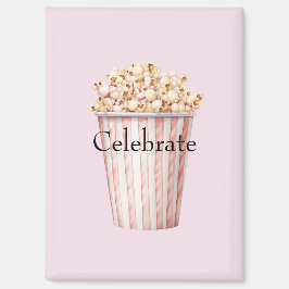 Blush Movie Time Popcorn Magnet