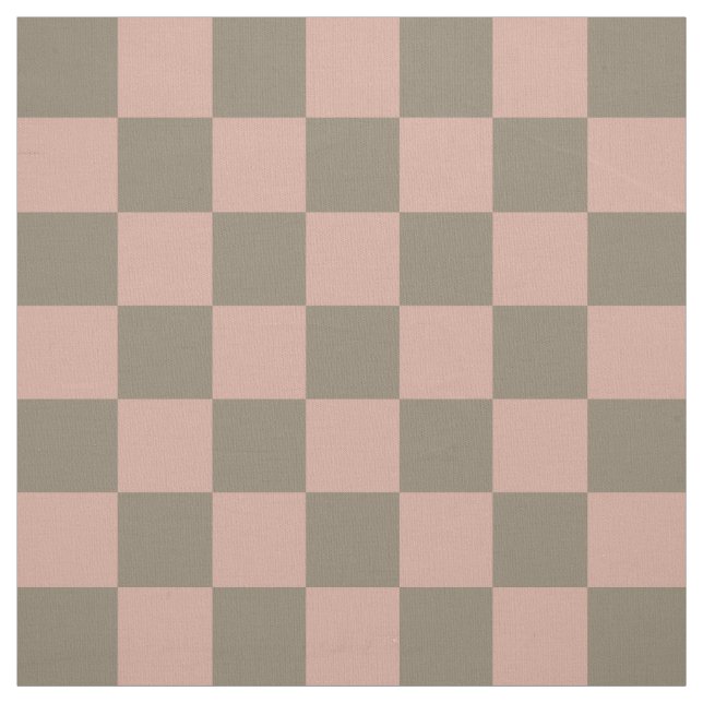 Blush Neutral Checkerboard - Premium Pima Cotton Tyg (Provkarta)