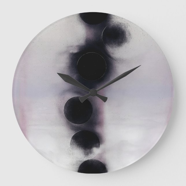 Blush Orbit Abstract Stor Klocka (Framsida)