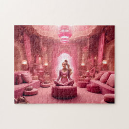 Blush Palats för den Rosa Genien Meditation Pussel