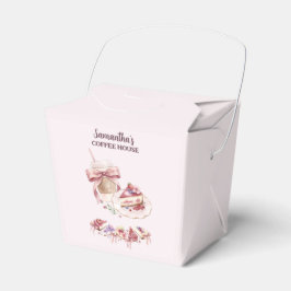 Blush Patisserie Café Anpassat Varumärke Presentaskar