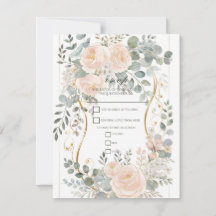 Blush Peony & Eucalyptus Botanisk Blommig R.S.V.P.