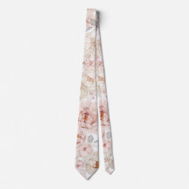 Blush Peony Watercolor Floral Wedding Slips