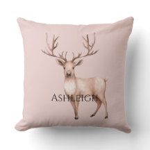 Blush Pink Boho Deer Tree