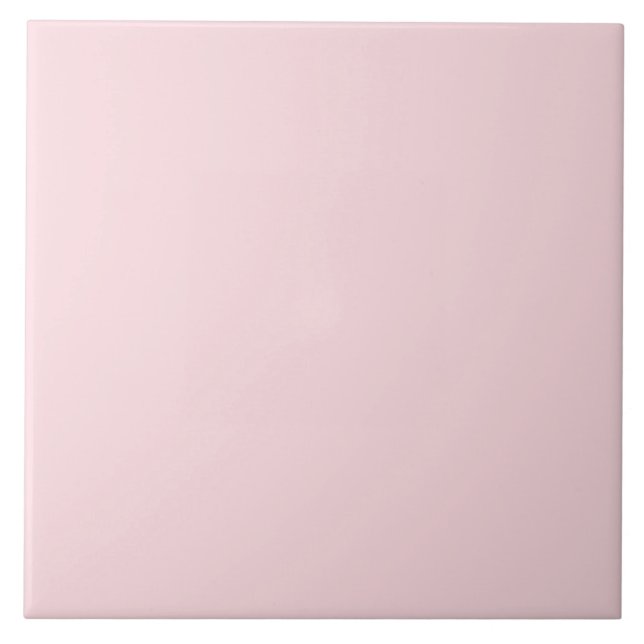 Blush Pink Ceramic Tile. Kakelplatta (Framsidan)
