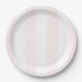 Blush Pink Coastal Cabana Stripes Birthday