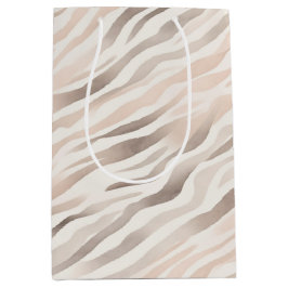 Blush Pink Cream Zebra Animal Birthday