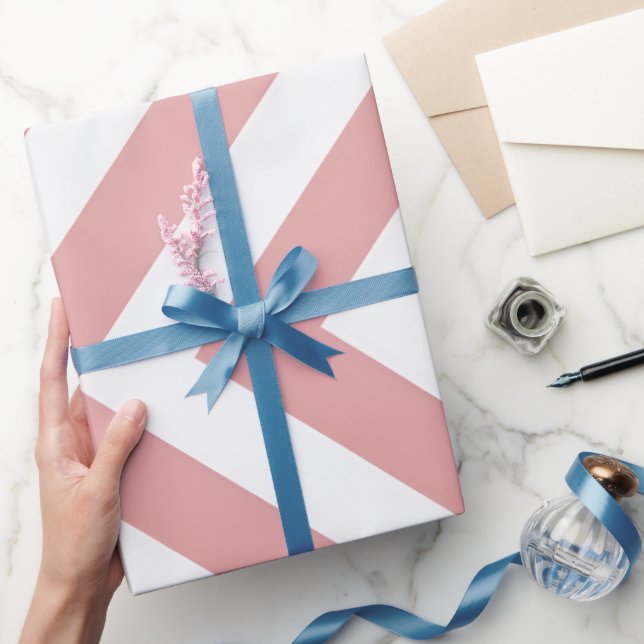 Blush Pink Geometric Presentpapper (Gifting)