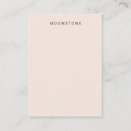 Blush Pink Moonstone Display Card Visitkort