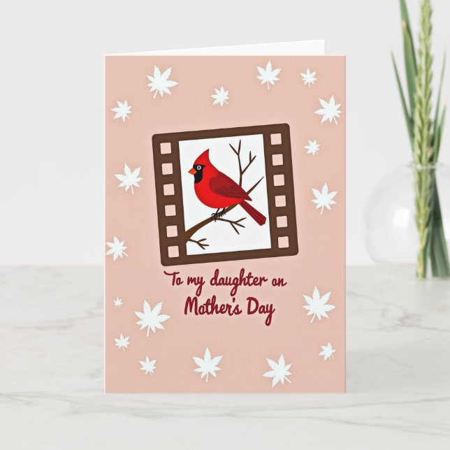 Blush Pink Mothers Day Image Card Kort (Framsida)