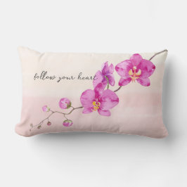 Blush Pink Orchid Flowers Lumbarkudde
