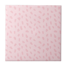 Blush Pink Pattern Kakelplatta