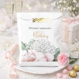 Blush Pink Peony Floral 18th Birthday 