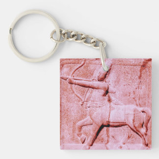 Blush Pink Sagittarius Keychain