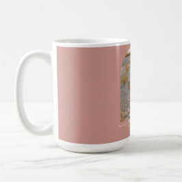 Blush Pink Together Typography Couple Valentine Kaffemugg