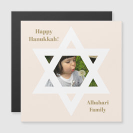 Blush Rosa Glad Hanukkah Söt Bild