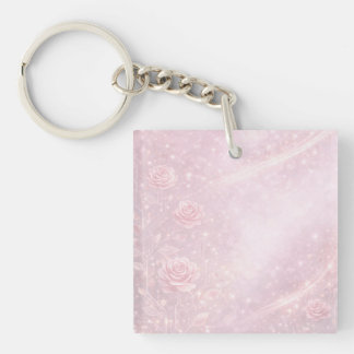 Blush rosa och pärlgrå blommor AI konst 