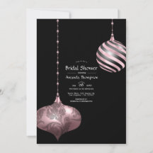 Blush Rosa och Rose Guld Jul Bröllopsfest