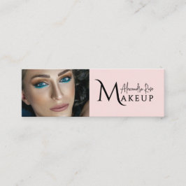 Blush Rosa Sminkartist Qr Kod Social Ikon Mini Visitkort