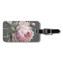 Blush Rose Bagageetikett — Lumina & Ash Kollektion