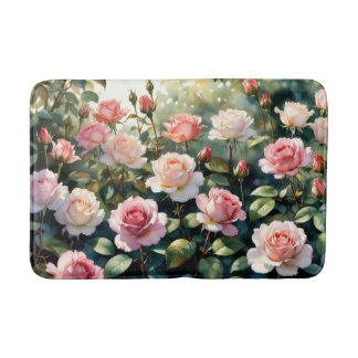 Blush Rose Garden Mat Badrumsmatta