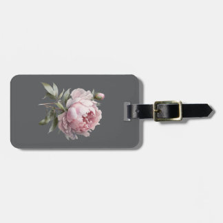Blush Rose Luggage Tag — Lumina & Ash Collection Bagagebricka