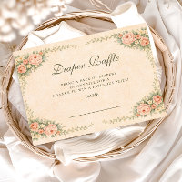 Blush Sage Blommig Trädgårds Diaperrävling