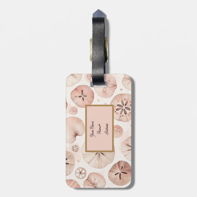 Blush Sand Dollar Strand  Bagagebricka (Baksidan Lodrät)